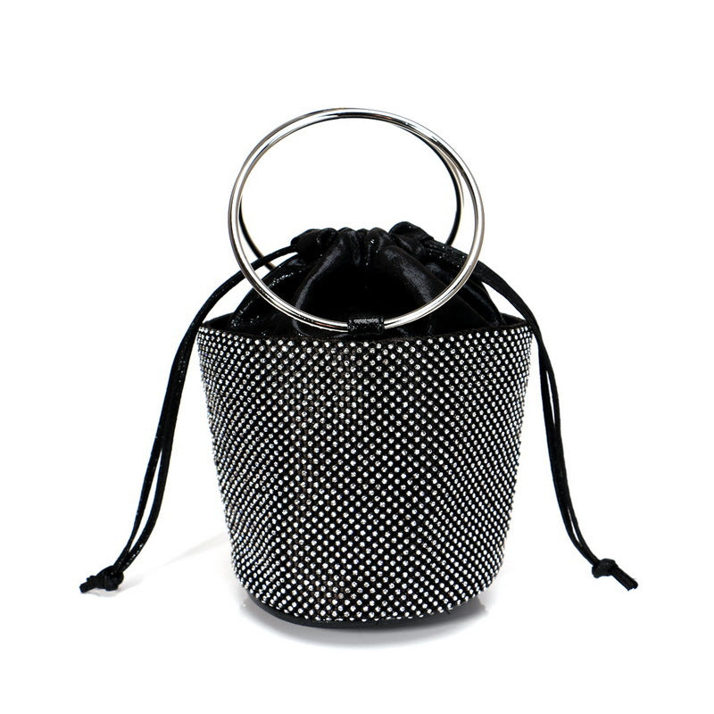 Diamond-Studded Evening Bag Luxury Banquet Bag Hand Clutch Bag Dress Evening Bag
