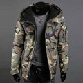 Military Camo Hoodie Jacket – Men's Lightweight British Fashion Outerwear
