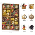 New Christmas Decorations Christmas Ball Bell Gift Pack Pinecone Drum Combination Christmas Tree Pendant
