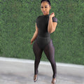 Spring And Summer New Cross-Border European And American Style Women's Mesh Bodysuit Tights Suit