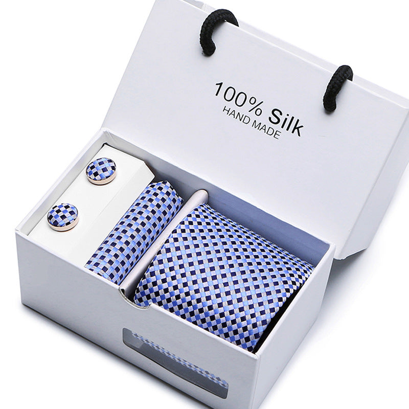 Men's Tie Spot Gift Box 5 Pcs Suit Group Tie Business Formal Wedding Tie