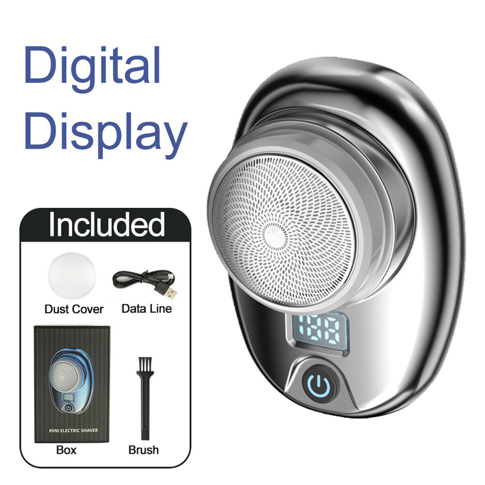Mini portable rechargeable shaver powerful travel small steel cannon shaver car electric shaver
