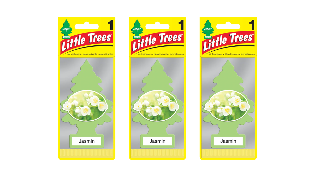 Little Trees Car Air Freshener Jasmin (Bundle of 3)