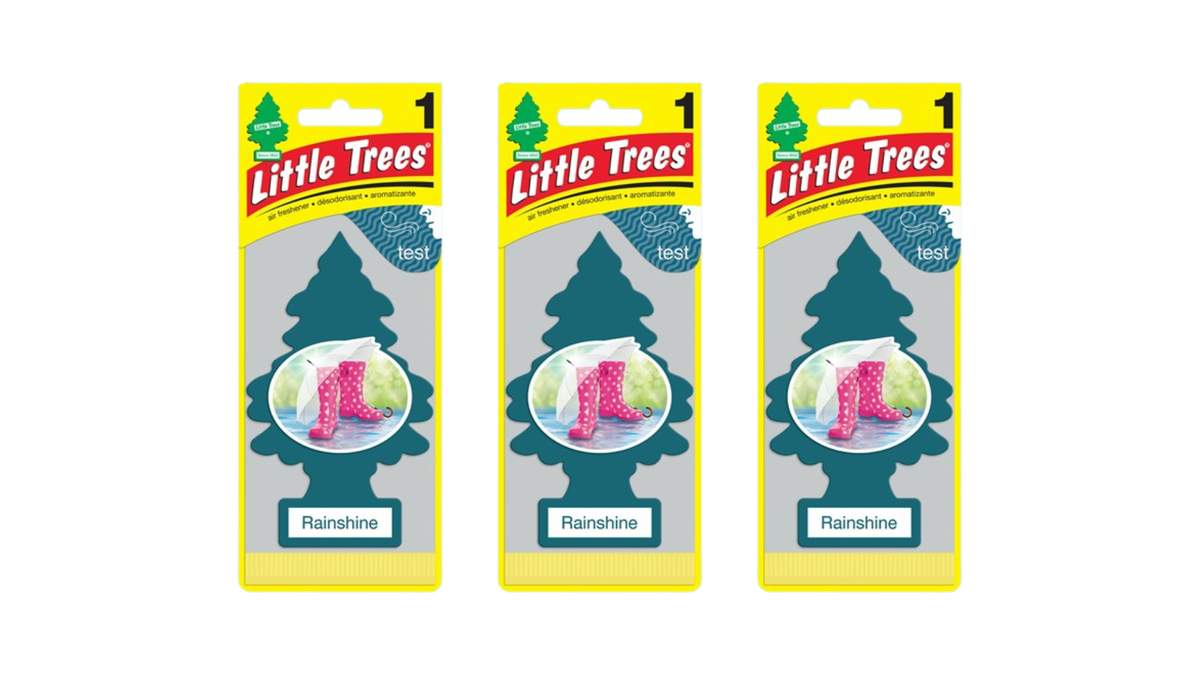 Little Trees Car Air Freshener Rainshine (Bundle of 3)