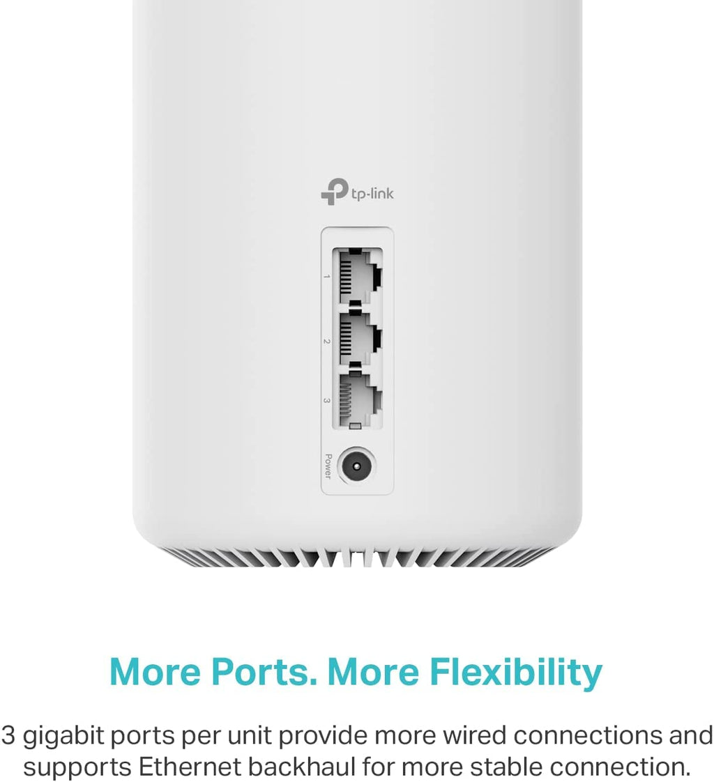 TP-Link Deco AXE5400 Tri-Band WiFi 6E Mesh System (Deco XE75) - Covers up to 5,500 Sq.Ft, Replaces WiFi Router and Extender, AI-Driven Mesh, New 6GHz Band, 2-Pack 🍁 All In One Marketplace Canada