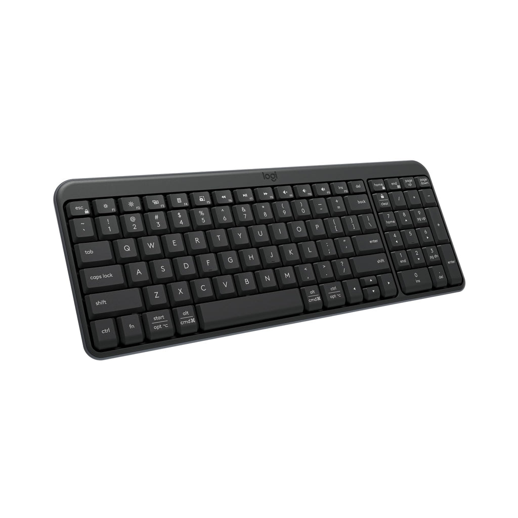 Logitech K250 Bluetooth Keyboard with Numpad, Easy Connectivity, Compact Wireless Keyboard Made with Recycled Plastic, Spill-Resistant, Comfortable Keys - Windows/MacOS - Graphite 🍁 All In One Marketplace Canada