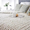 Sofa Blanket Oversized Woolen Knit Blanket