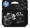 Original HP 67XL Black High-Yield Ink Cartridge | Works with HP DeskJet 1255, 2700, 4100 Series, HP Envy 6000, 6400 Series | Eligible for Instant Ink | 3YM57AN