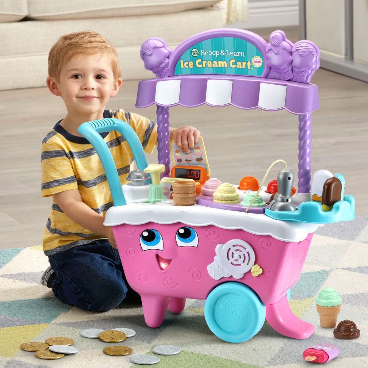 LeapFrog Scoop & Learn Ice Cream Cart - French Version