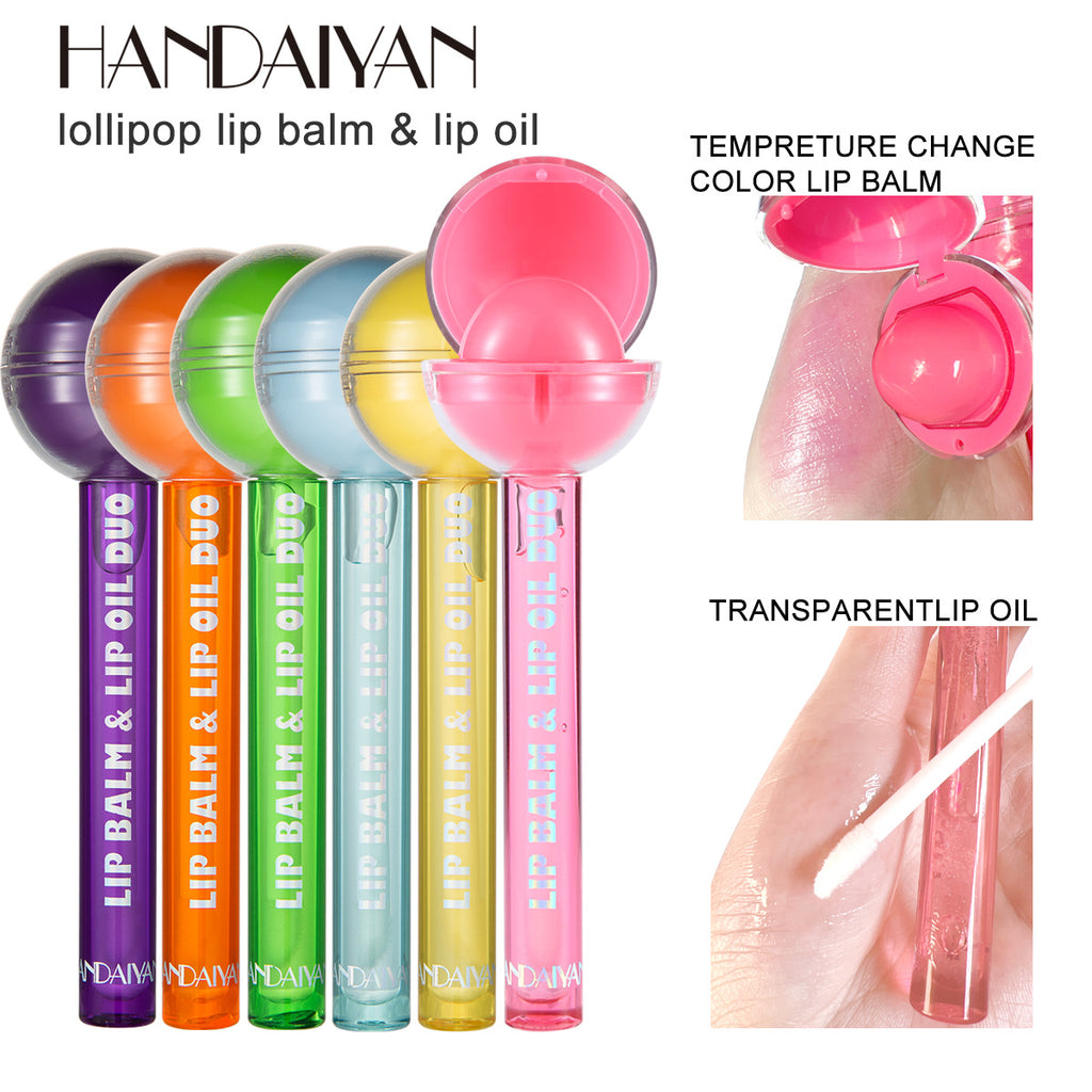 Dual-Use Lollipop Lip Balm