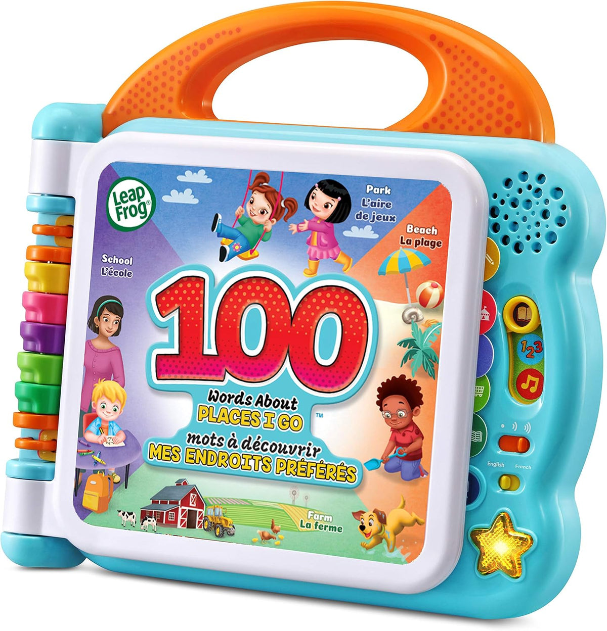 LeapFrog 100 Words About Places I Go Book (Bilingual English-French)