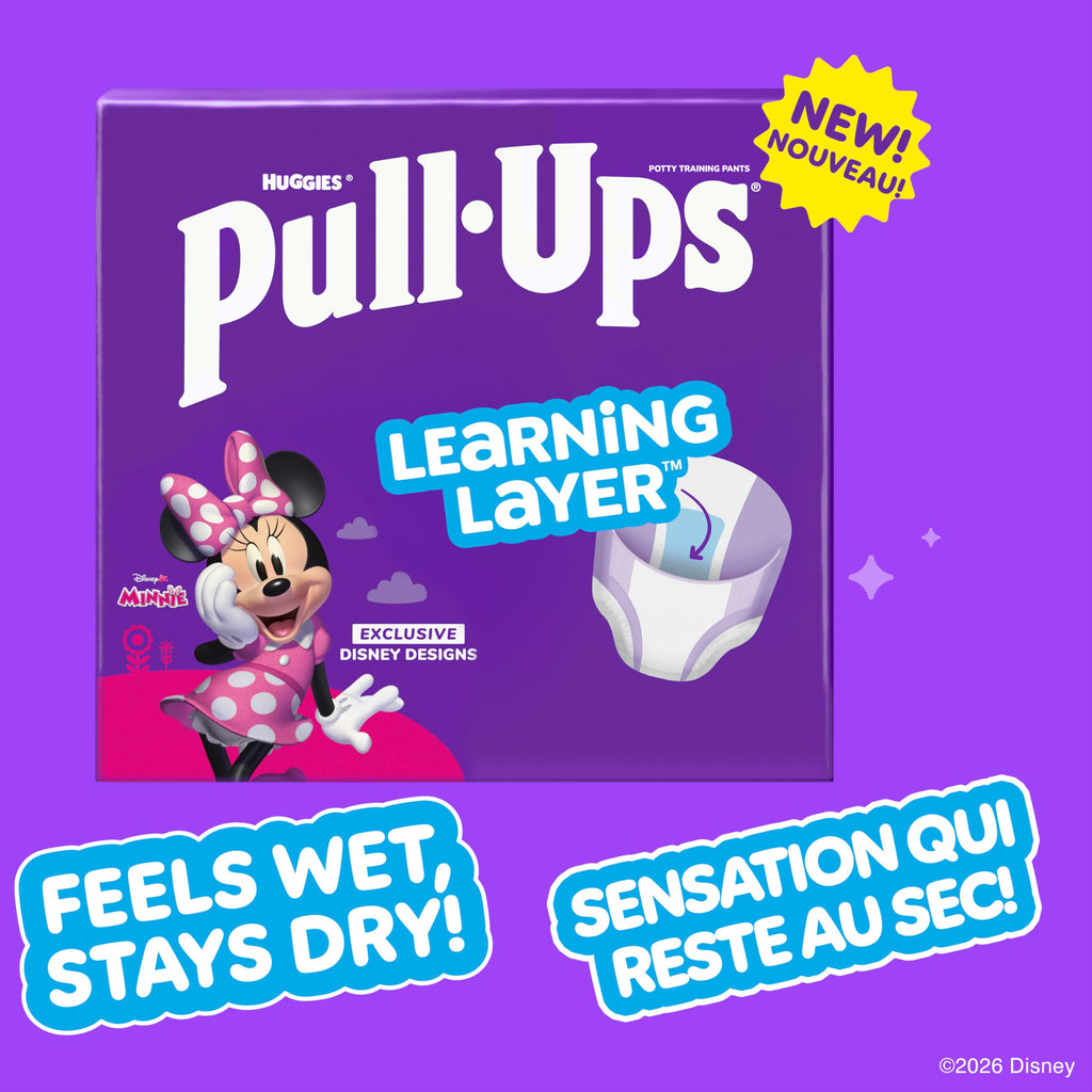 Pull-Ups Girls Potty Training Underwear, Easy Open Training Pants 2T-3T, Pull-Ups Learning Designs for Toddlers, 74ct, Giga Pack 🍁 All In One Marketplace Canada