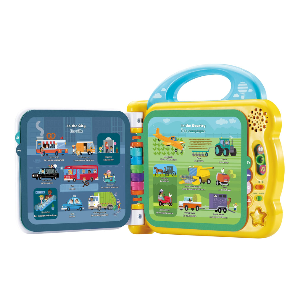 LeapFrog 100 Words About Places I Go Book (Bilingual English-French)