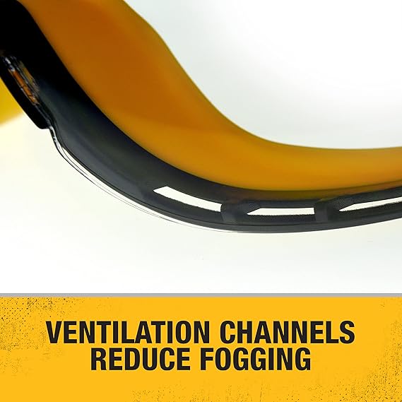 DEWALT DPG82-11 Concealer Safety Goggles – Anti-Fog, Dual Mold, Clear Lens