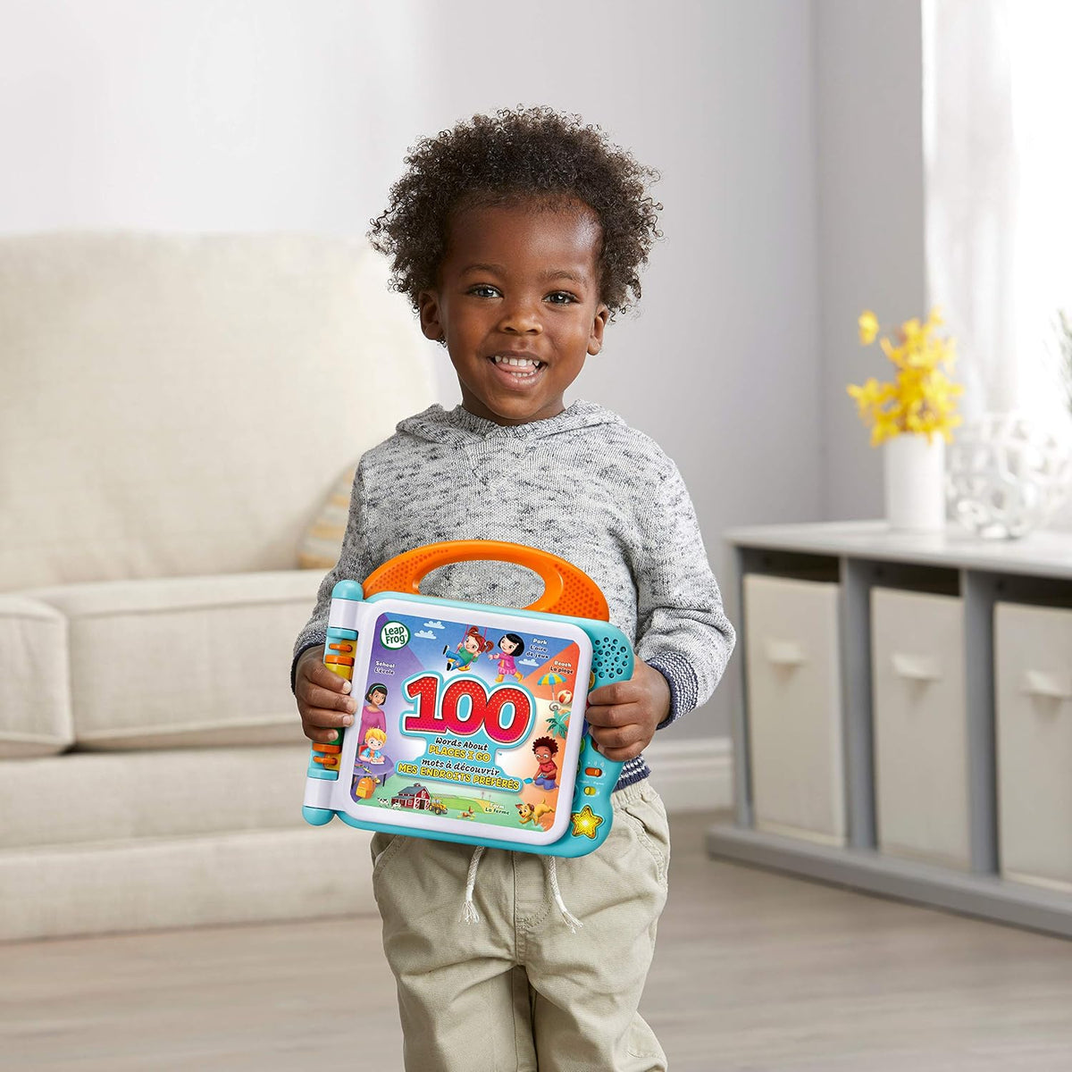 LeapFrog 100 Words About Places I Go Book (Bilingual English-French)