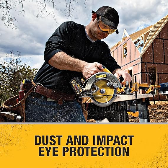DEWALT DPG82-11 Concealer Safety Goggles – Anti-Fog, Dual Mold, Clear Lens