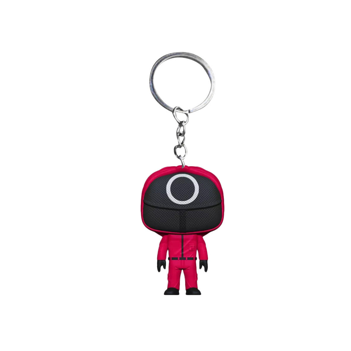 Squid Game Keychain Soldier Spopular Triangle Series Creative 3d Mini Doll Figurine Key Ring Car Backpack Pendant Gift Ornament