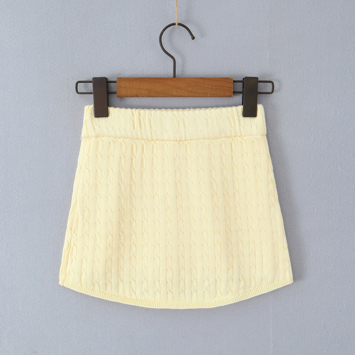Knitted Mini Elastic Bodycon Skirt