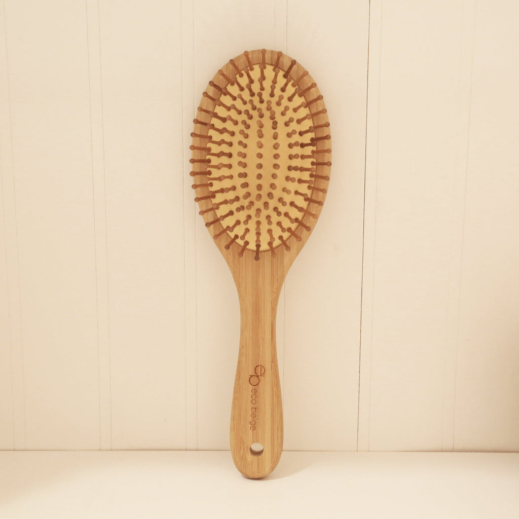 Cushioned Bamboo Hair Brush- Oval