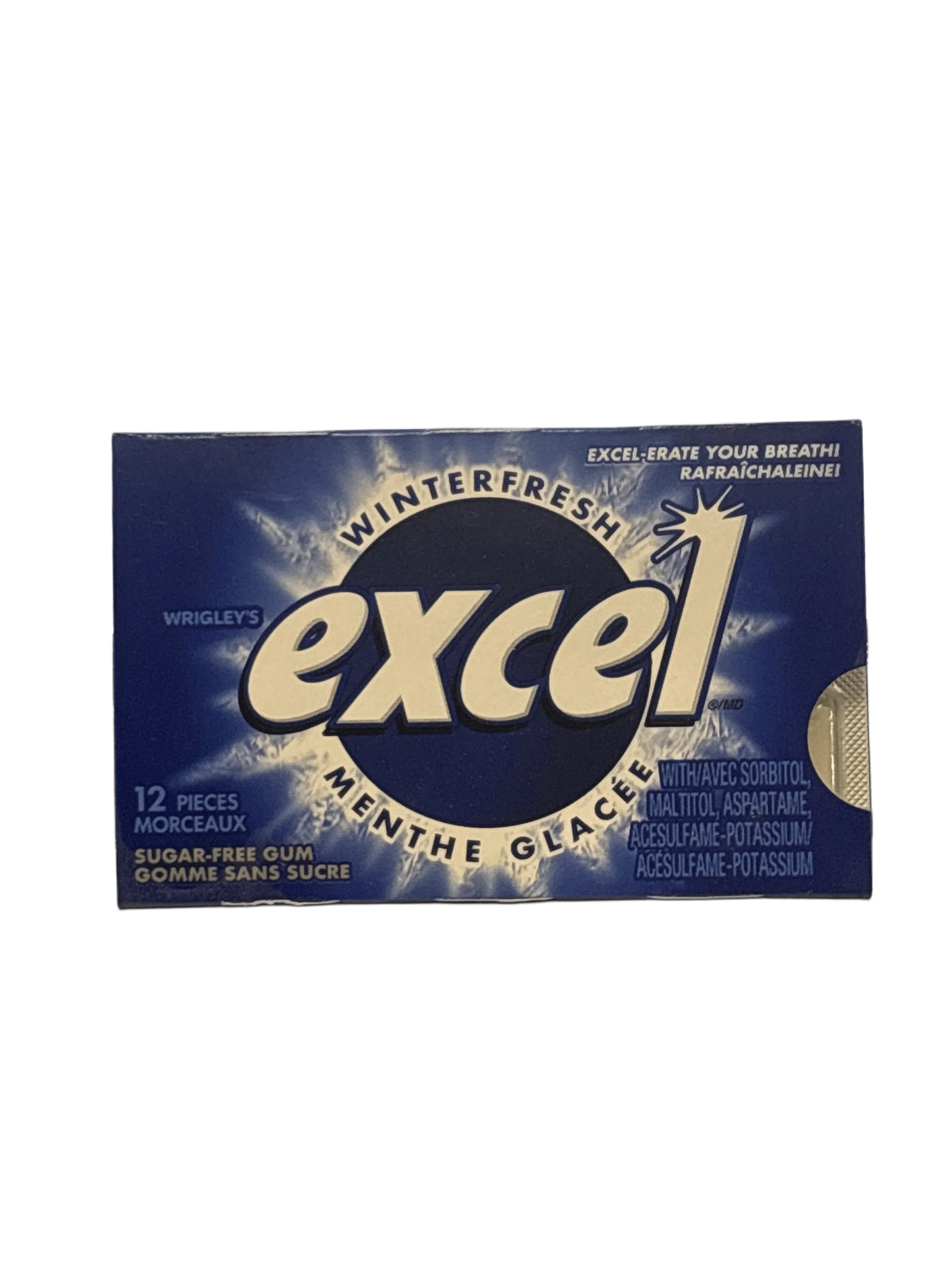 Excel Winter Fresh Gum 12 Pieces - Canadian Edition