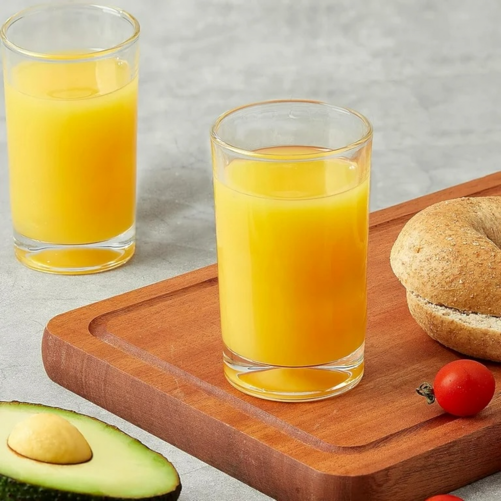 Juice Glasses 5 oz (150 mL) – Clear Everyday Juice Glasses - Set of 6