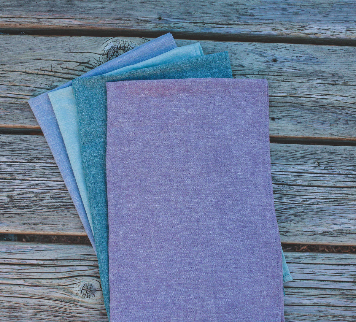 Organic Cotton & Hemp Tea Towels - Single and Packs