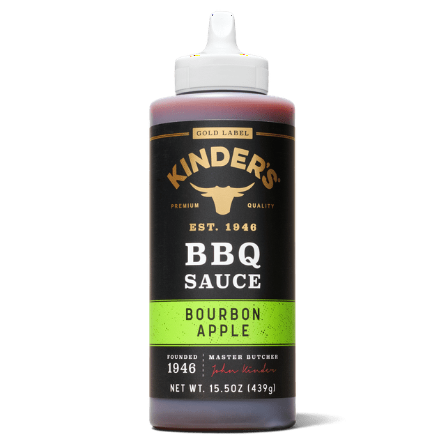 Kinder's Barbecue Sauce, Bourbon Apple, 439g