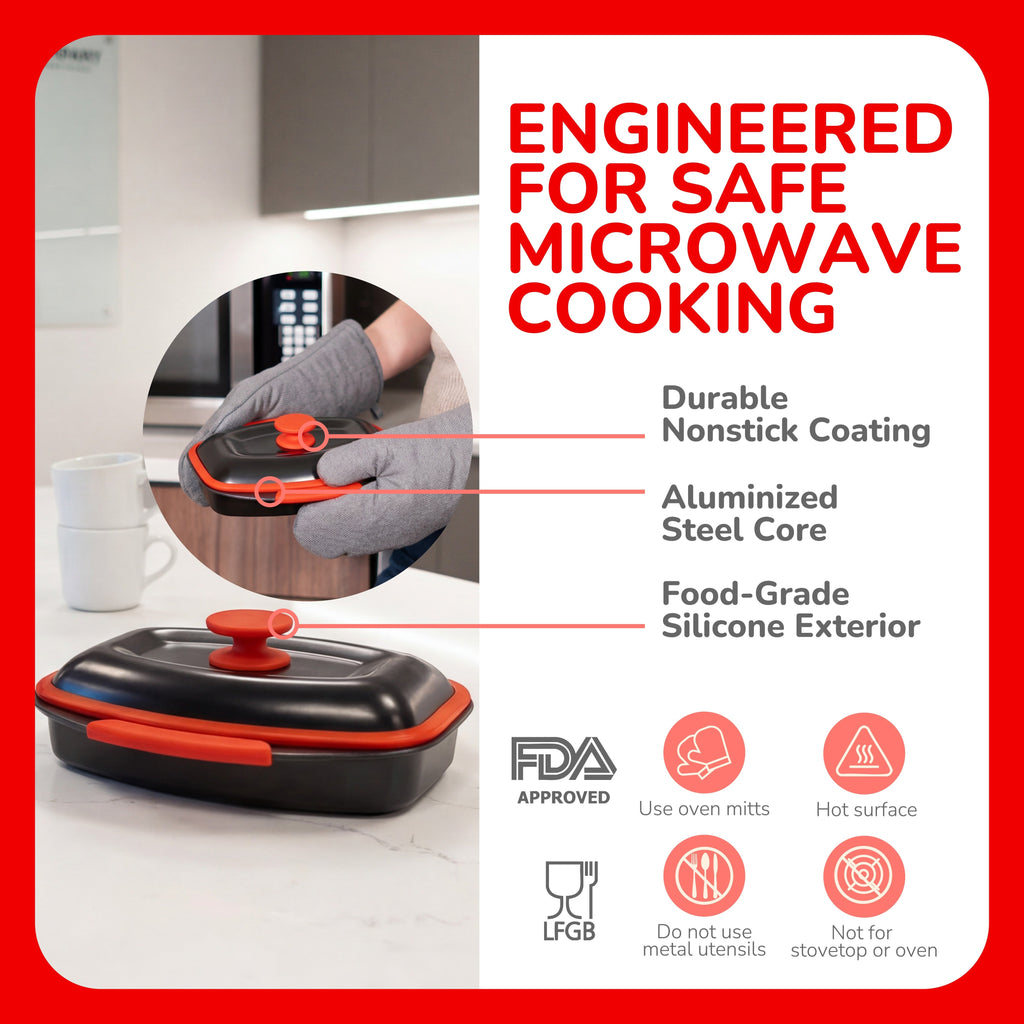 Micro Grill Chef Pot™  - Microwave Cooking Pot