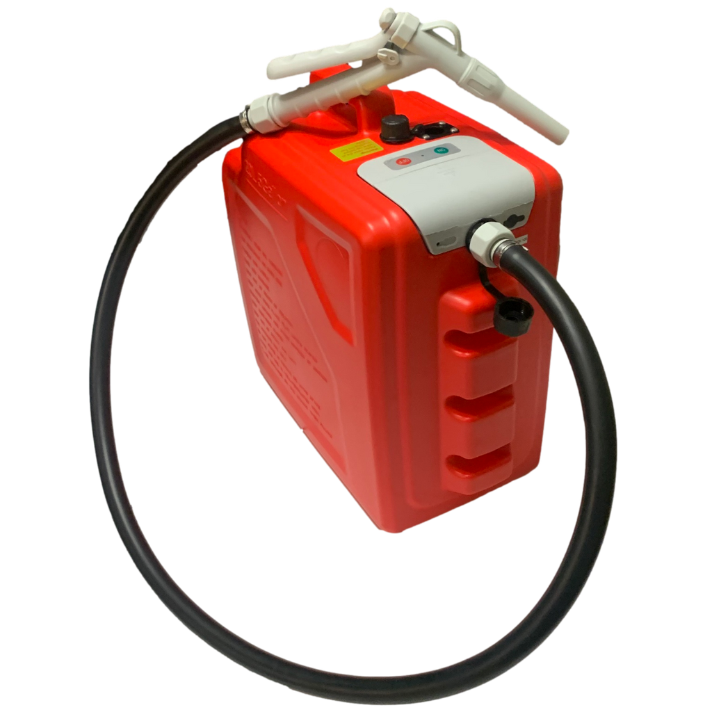 *New* PumpMatic Portable Fuel Station – Heavy Duty Rubber Hose, Multi-Power Refueling System
