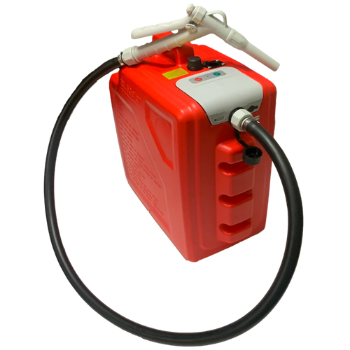 *New* PumpMatic Portable Fuel Station – Heavy Duty Rubber Hose, Multi-Power Refueling System