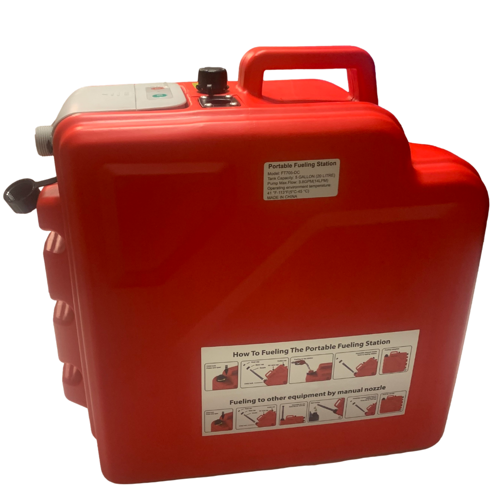 *New* PumpMatic Portable Fuel Station – Heavy Duty Rubber Hose, Multi-Power Refueling System