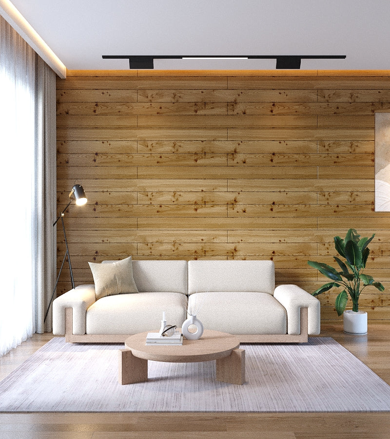 Revêtement mural en bois Miel – 10,6 pi²