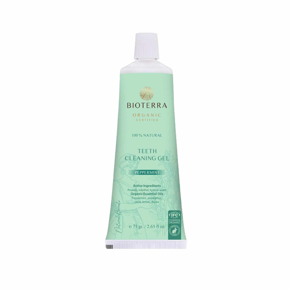 Organic Teeth Cleaning Gel – 75 ml
