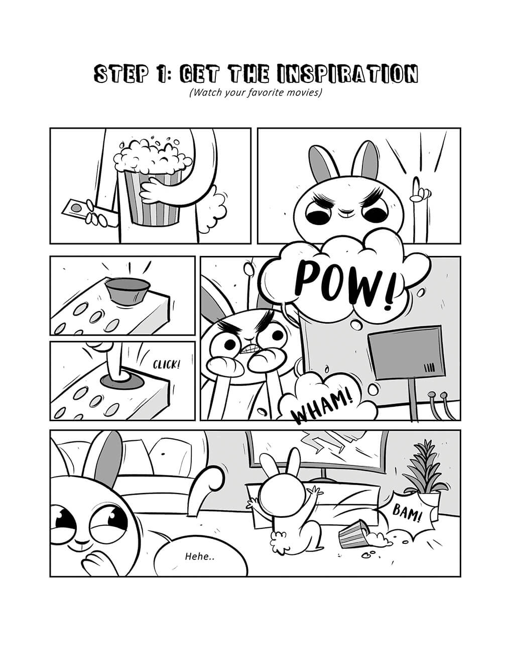 Blank Comic Book for Kids: Draw Your Own Comic Book
