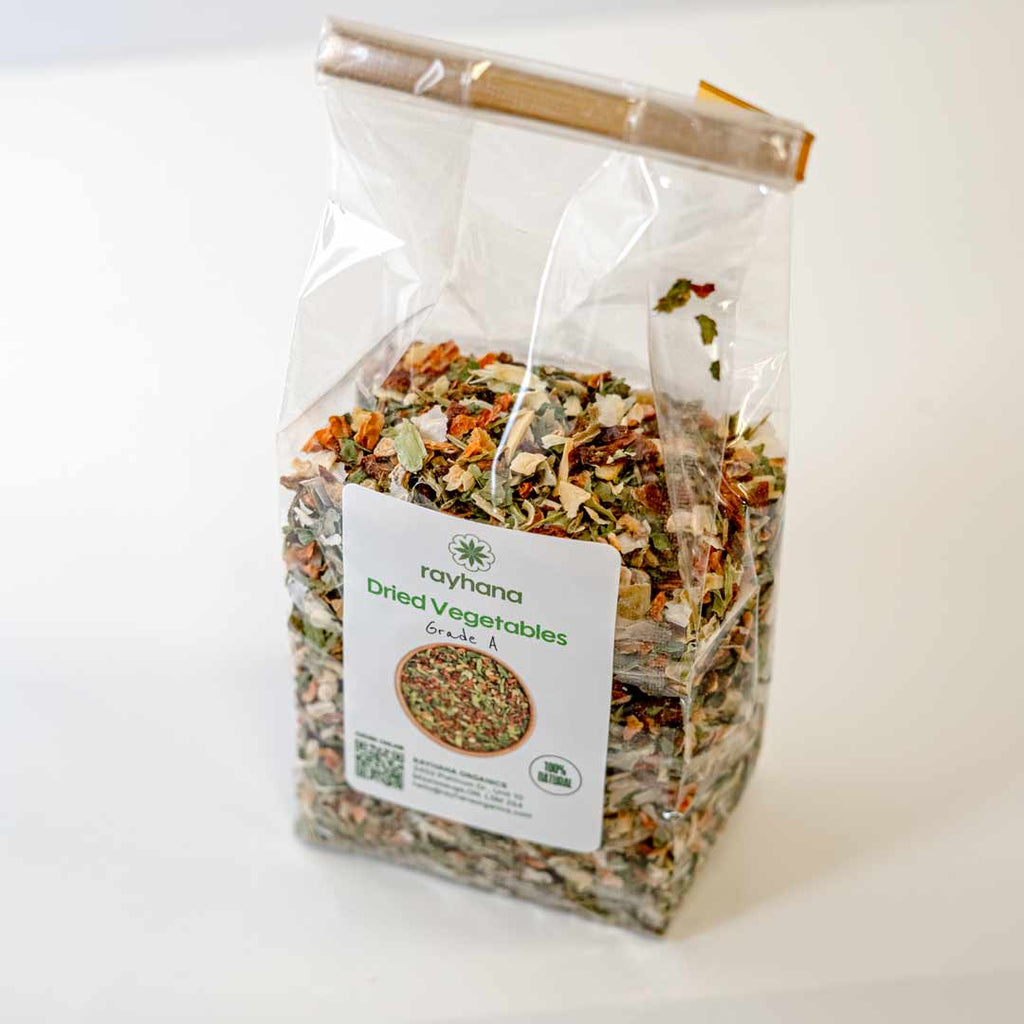 Natural Dried Vegetable Mix – Grade A All-Purpose Dehydrated Blend