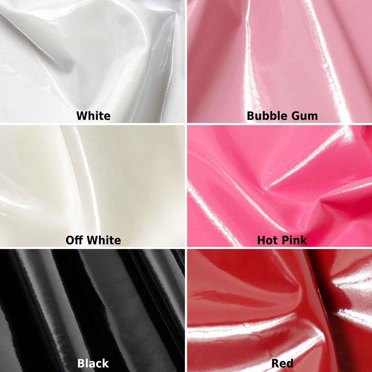 Glossy Patent Vinyl Fabric: Water-Resistant Cosplay Apparel - 54" Wide
