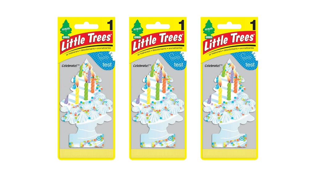 Little Trees Car Air Freshener Celebrate (Bundle of 3)