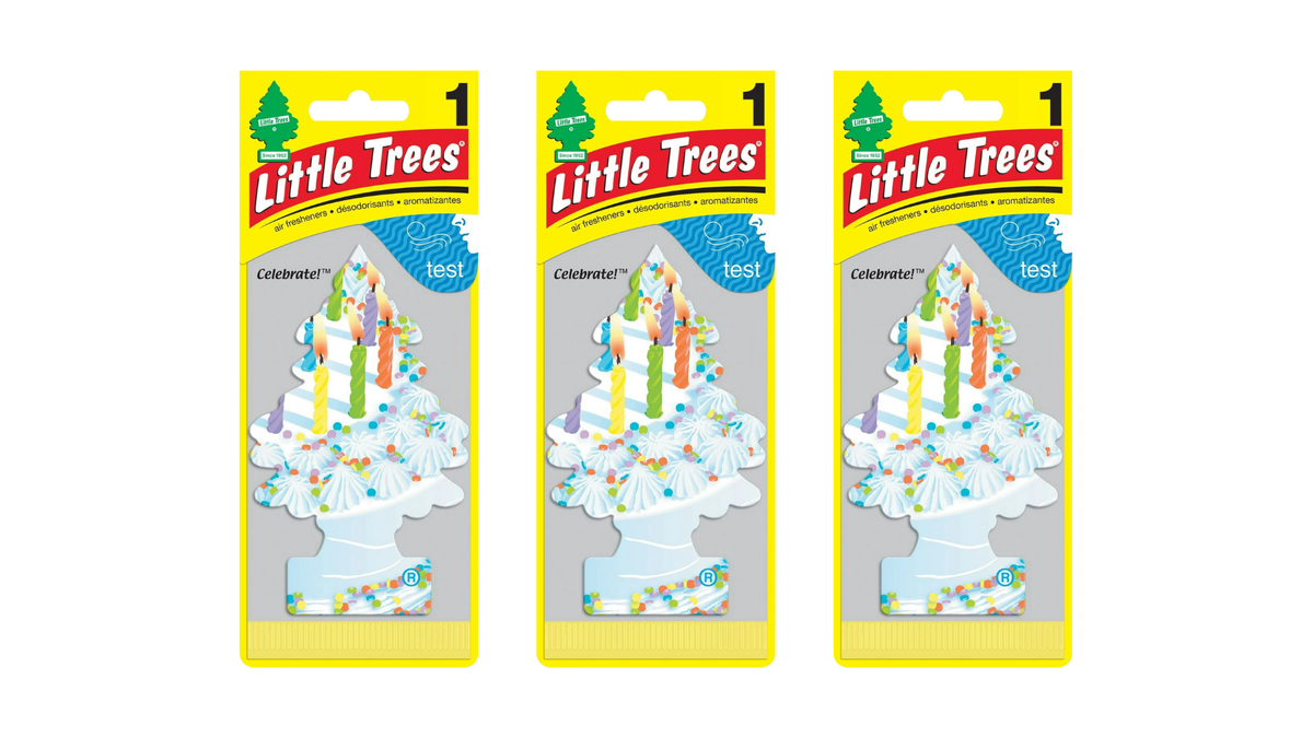 Little Trees Car Air Freshener Celebrate (Bundle of 3)