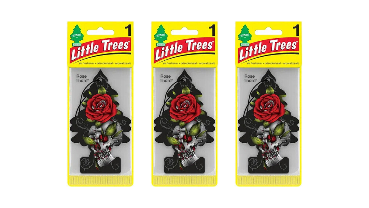 Little Trees Car Air Freshener Rose Thorn (Pack of 3)