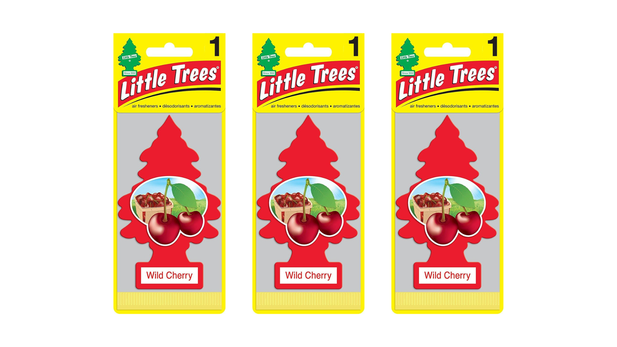 Little Trees Car Air Freshener Wild Cherry (Bundle of 3)