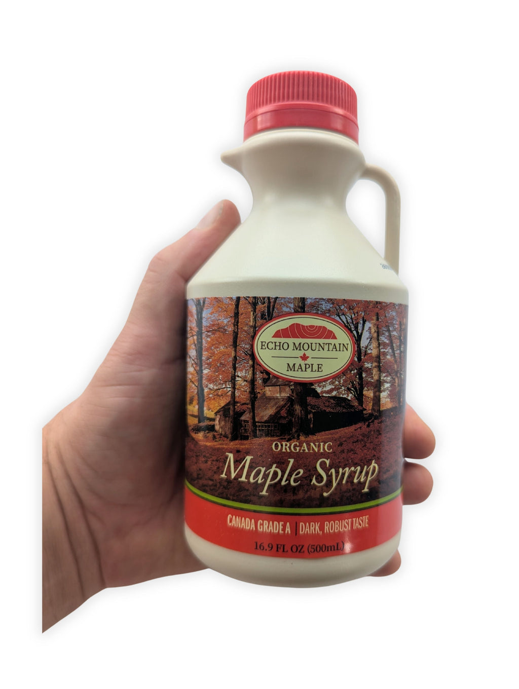 Certified Organic Pure Canadian Maple Syrup - 500 ml Jug