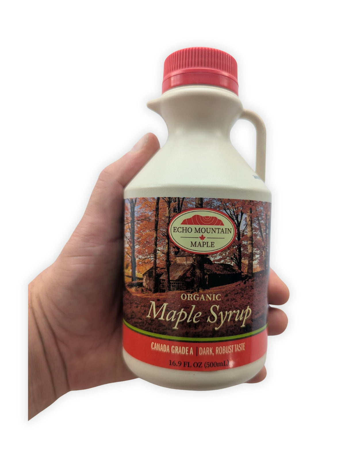 Certified Organic Pure Canadian Maple Syrup - 500 ml Jug