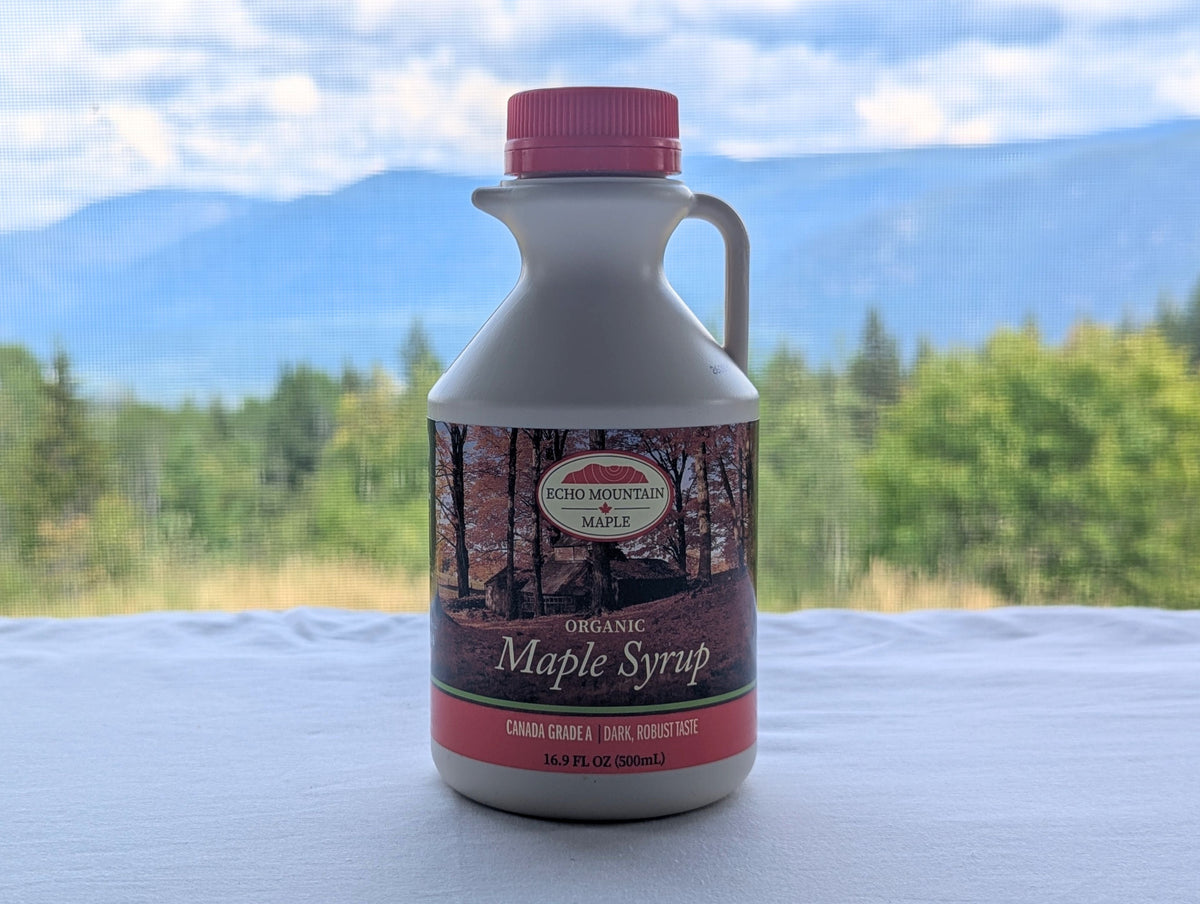 Certified Organic Pure Canadian Maple Syrup - 500 ml Jug